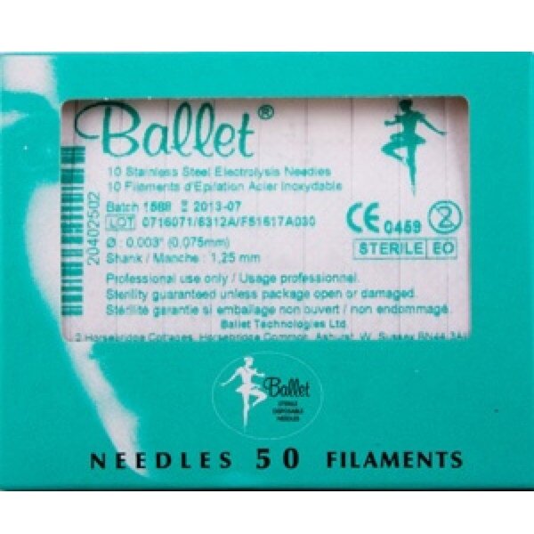 Ballet naald RVS (K5)