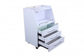 Trolley met UV-reinigingslade